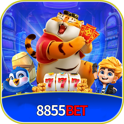 Imagem promocional da 8855BET mostrando a plataforma e suas vantagens